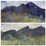 Oils by Seiriol Davies, Pen y Fan, Brecon Beacons, sold Nov 2023