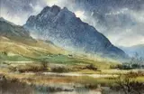 Tryfan by Gerald V. Gadd, watercolour, sold Nov 2023