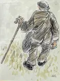 Greeting cards / promotional cards / colour by Kyffin Williams, print (other), offered Nov 2023