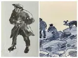 Greeting cards / promotional cards / prints x by Kyffin Williams, print (other), offered Nov 2023