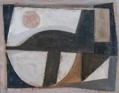 s handwritten label by Roy Turner Durrant, mixed media, sold Nov 2023