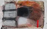Inscape: Lavenham Hill by Roy Turner Durrant, mixed media, sold Nov 2023