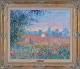 Poppies at Dusk by Jeanette Leuers, oil on canvas, sold Nov 2023