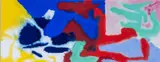 Untitled by Patrick Heron, gouache on paper, sold Nov 2023