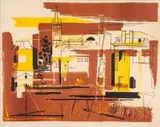 Ile d'Elle by John Piper limited edition, lithograph, sold Nov 2023