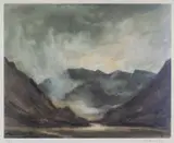 Print - Nant Ffrancon by Kyffin Williams Ra limited edition, print, sold Nov 2023
