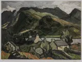 Print - Llyn Padarn by Kyffin Williams Ra limited edition, print, sold Nov 2023