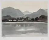 Untitled by Kyffin Williams Ra limited edition, lithograph, sold Nov 2023