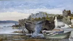 Untitled by John Atkinson, watercolour, sold Nov 2023