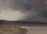 Untitled by John Sinclair, gouache, offered Nov 2023