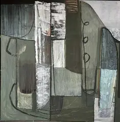 June, July, August 1991 by Peter Joyce, oil on canvas, sold Oct 2023