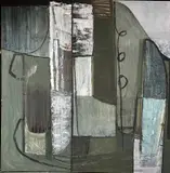 June, July, August 1991 by Peter Joyce, oil on canvas, sold Oct 2023