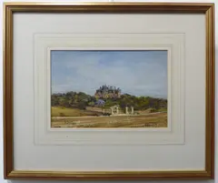 A gilt framed and glazed by Gabrielle Carelli, watercolour, sold Feb 2023