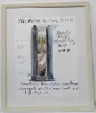 Original interior design for Townsley Party by Nicholas 'Nicky' Haslam, watercolour, sold Feb 2023