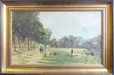 A gilt framed by Roy Petley, oil, sold Nov 2022
