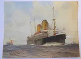Untitled by Montague Dawson, watercolour, sold Nov 2022
