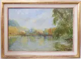 s board study, by Raymond Hedley, oil, sold Oct 2022
