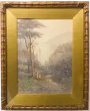 Prospect of Polperro by Herbert Edward Butler, watercolour, sold Oct 2022