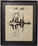 Reflections by Albert Houthuesen, lithograph, sold Oct 2022