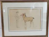 Some Have Honours Thrust Upon Them by Alice Ellis, pencil and watercolour, sold Jun 2022