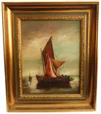 Untitled by Heinz Scholz, oil on wood, offered Apr 2022