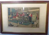 The Hunt Supper' (from the Fallowfield Hunt series) by Cecil Aldin, print, sold Apr 2022