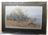 a colour print 'Greater Kudu', signed lower right in pencil in the margin by the by David Shepherd, print, offered Apr 2022