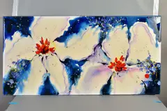 Home is within us by Danielle O'Connor Akiyama, oil on canvas, sold Aug 2020