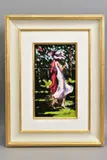 The pink dress by Sherree Valentine Daines, oil on board, sold Aug 2020