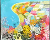 Birdseye view by Natalie Rymer, oil, sold Aug 2020