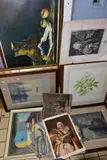 etc, to include a pair of Auguste Lafitte Aquatint etchings, signed to lower by Paintings And Prints, watercolour, offered Aug 2020