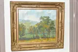 a Welsh landscape, woodland to the foreground, signed and dated ( by Ieuan Meirion Pugh, oil on canvas, sold Aug 2020