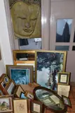 to include Parisian scene oil on canvas, by T.Cavon?, Ivan Lackovic prints, by Pictures And Prints Etc, oil on canvas, sold Aug 2020