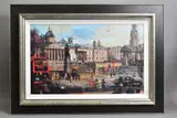 Trafalgar square, london by Christian Hook, print, sold Aug 2020