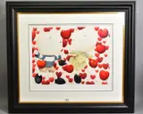 Dancing in love by Mackenzie Thorpe, print, sold Aug 2020