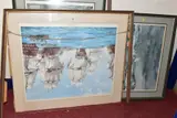 Battle of trafalgar by Montague Dawson, print, sold Aug 2020