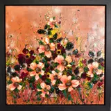 Shadows dance by Clare Sykes, oil on canvas, sold Aug 2020