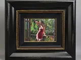 Like a cat iii by Fabian Perez, oil on canvas, sold Aug 2020