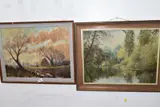Summer in the park by Percy Hipkiss, oil on board, offered Aug 2020