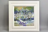 Daydreams and daisies by Emma S Davis R.S.W. P.A.I, mixed media on board, sold Aug 2020