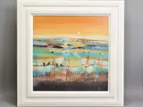 Home time by Emma S Davis R.S.W. P.A.I, mixed media on board, sold Aug 2020