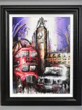 PLAYING FOR TIME' a limited edition print of London icons 48/195 by Samantha Ellis, print, sold Aug 2020
