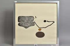 Points of contact linear development 6 by Victor Pasmore, print, sold Aug 2020