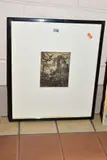 Canal, ghent by Frank Brangwyn, etching on paper, sold Aug 2020