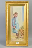 An Italian Peasant Child' with barrow by Ada M Shrimpton, watercolour, sold Aug 2020