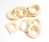 Nine ornamentally turned ivory stands and frames by Gertrude Eleanor Crawford, watercolor, offered Jul 2019