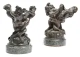 Each by Louis-Ernest Barrias, bronze, offered Jul 2019