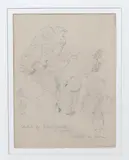 Certosa di Pavia by Charles Rennie Mackintosh, Bronze Outlets, pencil on paper, framed annotated, unsigned, sold Jun 2019