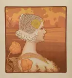 Sa Tres Gracieuse Majeste La Reine Wilhelmine by Paul Berthon, lithograph on paper, offered Jun 2019