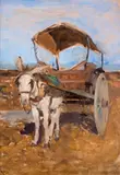 WaitingSigned with initialsOil on board35 by Robert McGregor, Oil on board, sold Jun 2019